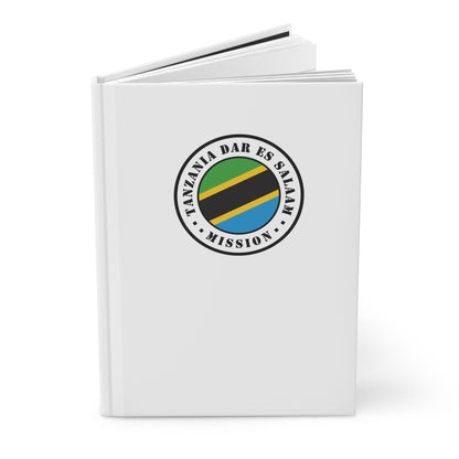 Tanzania Dar es Salaam Mission Logo Design White Hardcover Journal Matte - Latter-Day Saint LDS Missionary Gift - Book of Mormon