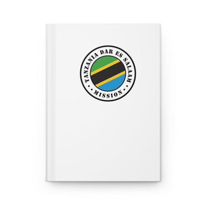 Tanzania Dar es Salaam Mission Logo Design White Hardcover Journal Matte - Latter-Day Saint LDS Missionary Gift - Book of Mormon