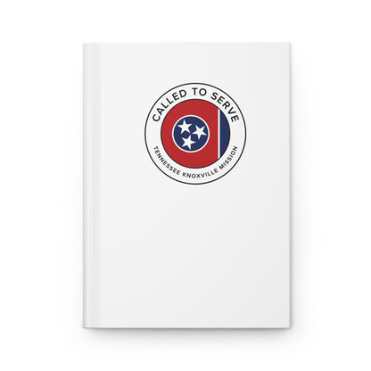 Tennessee Knoxville Mission Circle Flag Called to Serve White Hardcover Journal Matte - Latter-Day Saint LDS Missionary Gift - Book of Mormon