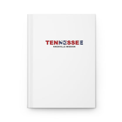 Tennessee Knoxville Mission Flag Title White Hardcover Journal Matte - Latter-Day Saint LDS Missionary Gift - Book of Mormon