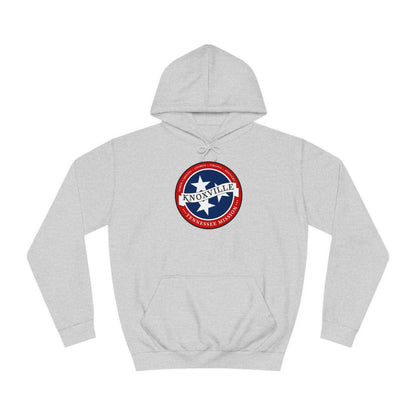 Tennessee Knoxville Mission State Flag Logo (White Border) College Hoodie