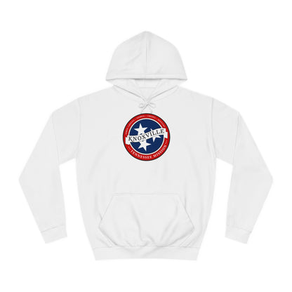 Tennessee Knoxville Mission State Flag Logo (White Border) College Hoodie