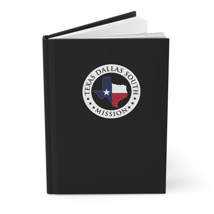 Texas Dallas South Mission Logo Design Black Hardcover Journal Matte - Latter-Day Saint LDS Missionary Gift - Book of Mormon