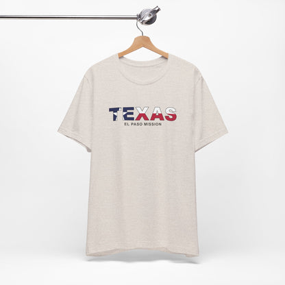 Texas El Paso Mission Flag Title T-shirt - Latter-Day Saint LDS Missionary Gift - Book of Mormon
