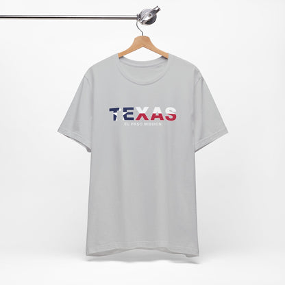 Texas El Paso Mission Flag Title T-shirt - Latter-Day Saint LDS Missionary Gift - Book of Mormon