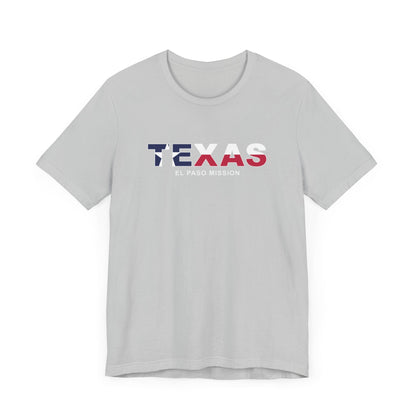 Texas El Paso Mission Flag Title T-shirt - Latter-Day Saint LDS Missionary Gift - Book of Mormon