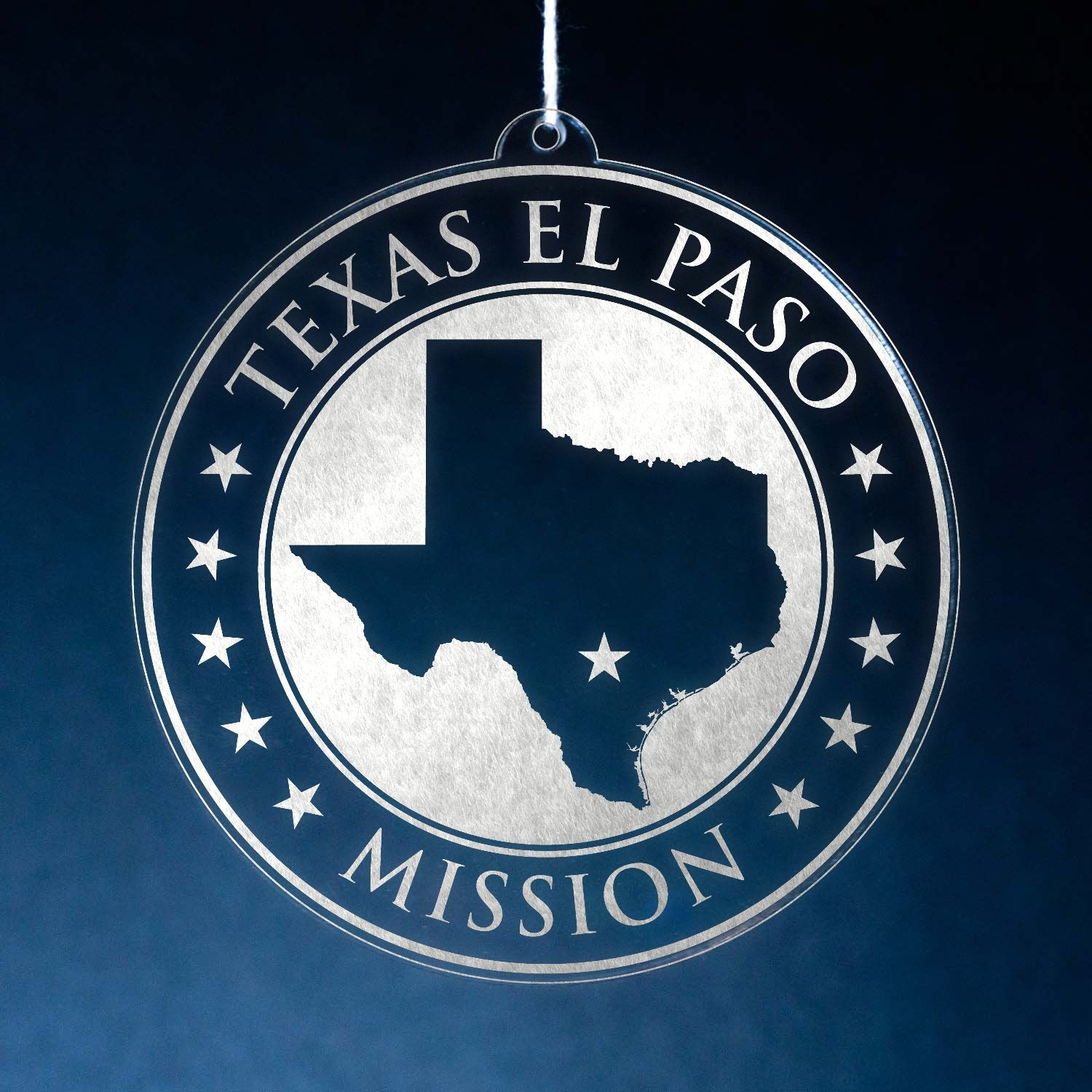 LDS Texas El Paso Mission Christmas Ornament