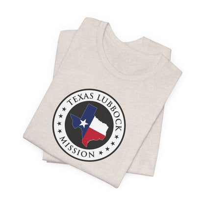 Texas Lubbock Mission State Flag Logo (White Border) T-shirt - Latter-Day Saint LDS Missionary Gift - Book of Mormon