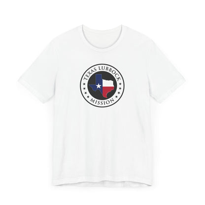 Texas Lubbock Mission State Flag Logo (White Border) T-shirt - Latter-Day Saint LDS Missionary Gift - Book of Mormon