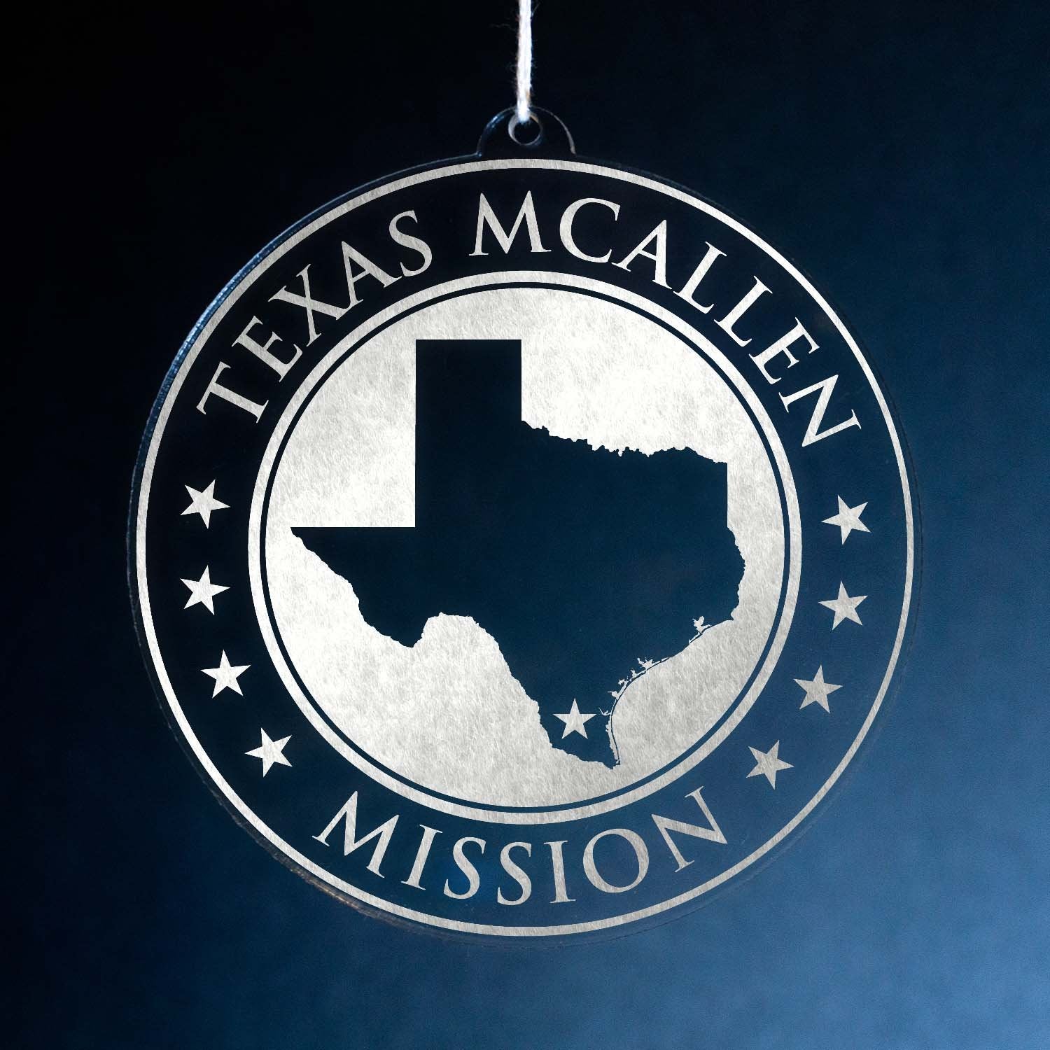 Texas McAllen Mission Christmas Ornament - Latter-Day Saint LDS Missionary Gift - Book of Mormon