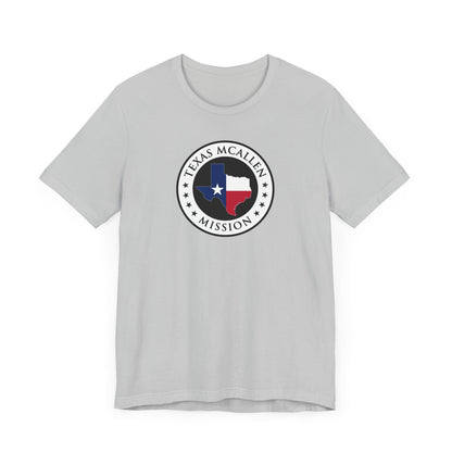 Texas McAllen Mission State Flag Logo (White Border) T-shirt - Latter-Day Saint LDS Missionary Gift - Book of Mormon