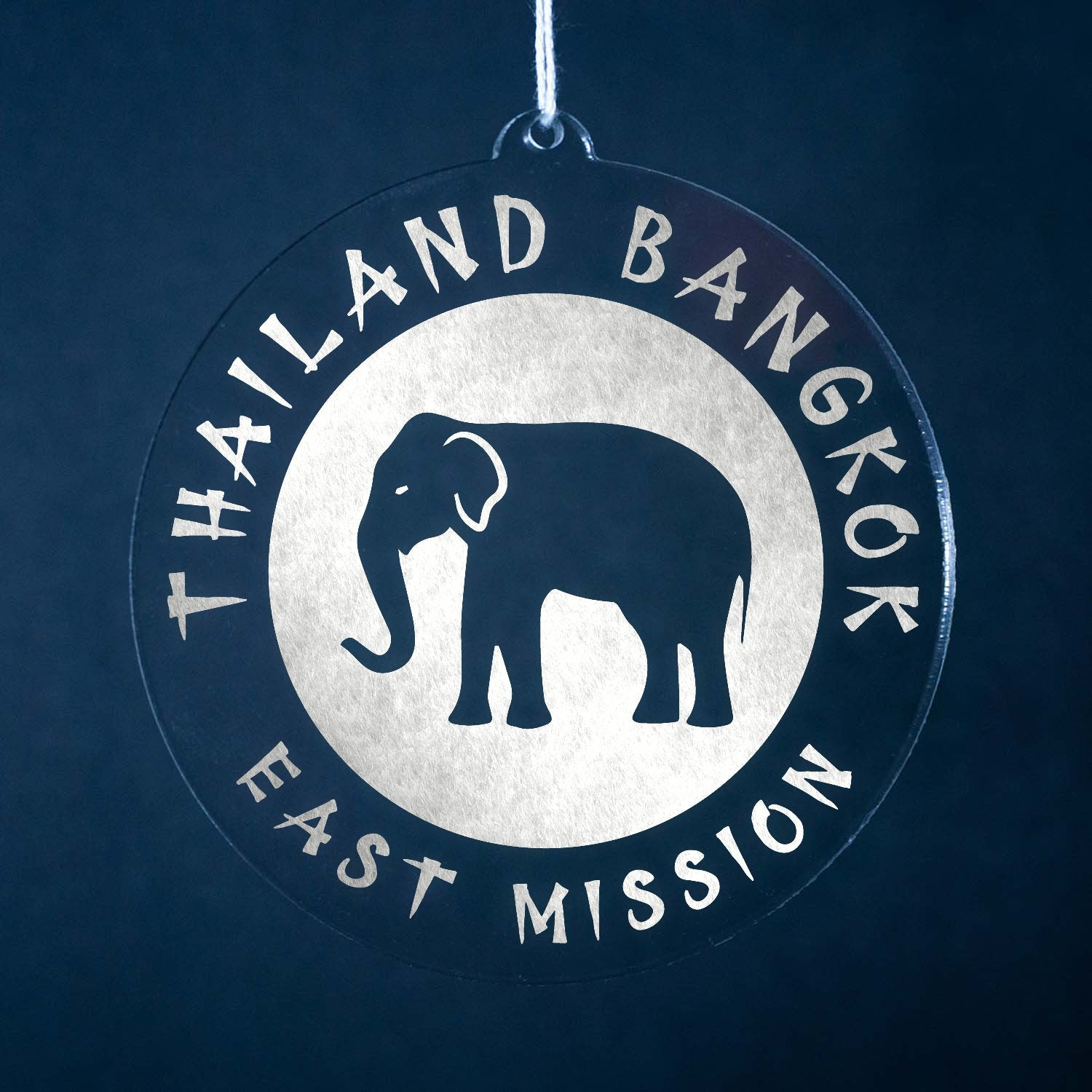 LDS Thailand Bangkok East Mission Christmas Ornament