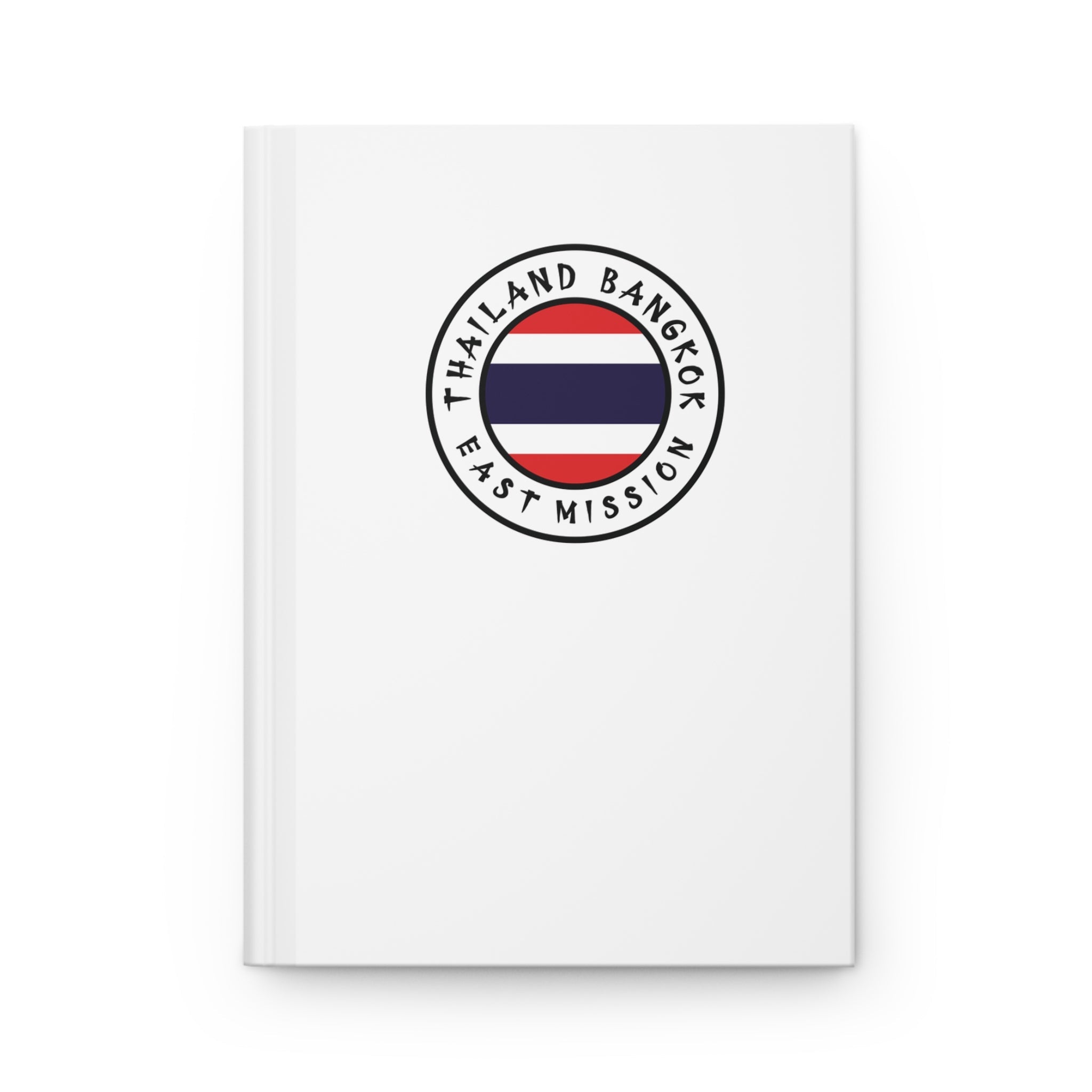 Thailand Bangkok East Mission Logo Design White Hardcover Journal Matte - Latter-Day Saint LDS Missionary Gift - Book of Mormon