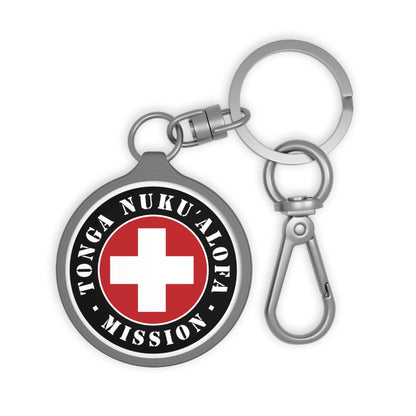 Tonga Nukualofa Mission Circle Flag Key Tag - Latter-Day Saint LDS Missionary Gift - Book of Mormon
