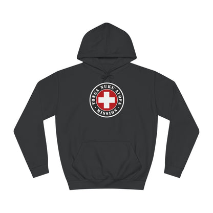 Tonga Nukualofa Mission Flag Logo (Black Border) College Hoodie - Latter-Day Saint LDS Missionary Gift - Book of Mormon