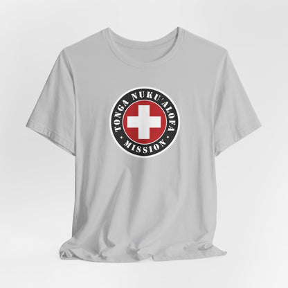 Tonga Nukualofa Mission Flag Logo (Black Border) T-shirt - Latter-Day Saint LDS Missionary Gift - Book of Mormon