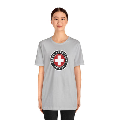 Tonga Nukualofa Mission Flag Logo (Black Border) T-shirt - Latter-Day Saint LDS Missionary Gift - Book of Mormon