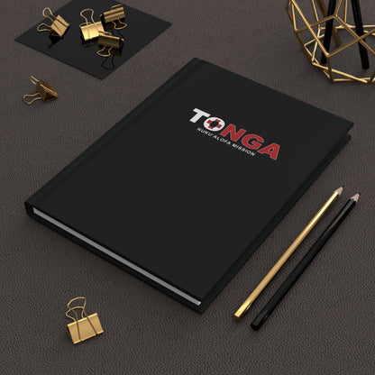 Tonga Nukualofa Mission Flag Title Black Hardcover Journal Matte - Latter-Day Saint LDS Missionary Gift - Book of Mormon