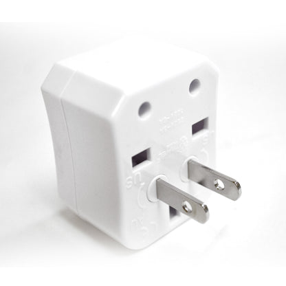 Ceptics 3pc International Travel Plug Adapter Kit (White), Non-grounded (UP-3K-WHT)