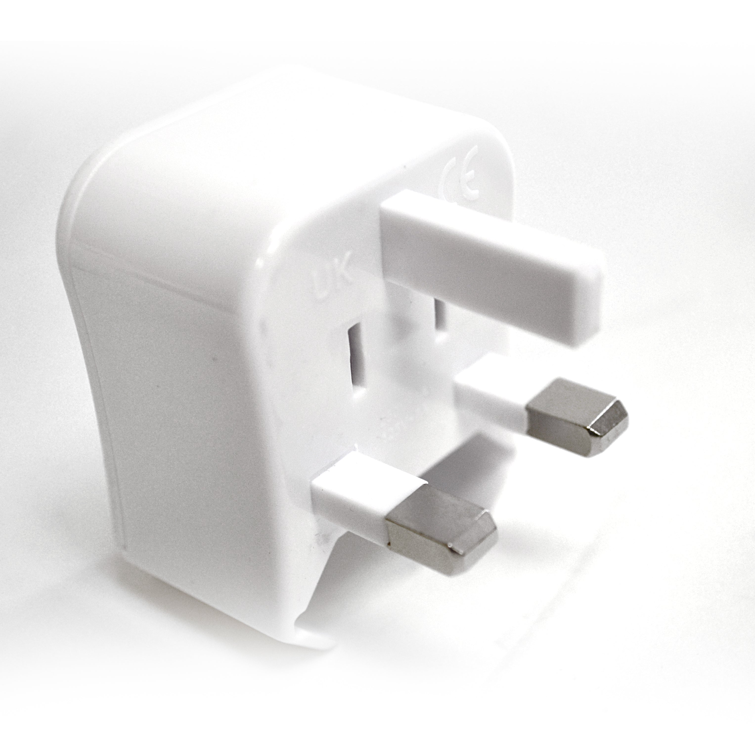 Ceptics 3pc International Travel Plug Adapter Kit (White), Non-grounded (UP-3K-WHT)
