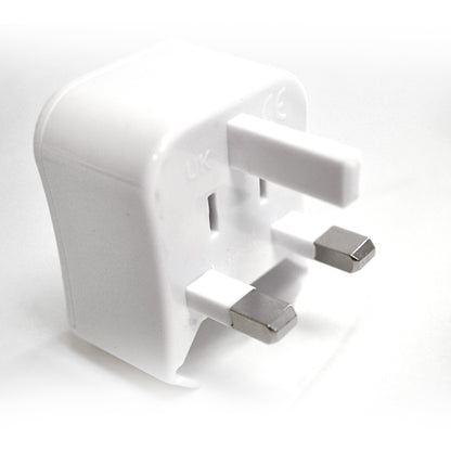 Ceptics 3pc International Travel Plug Adapter Kit (White), Non-grounded (UP-3K-WHT)