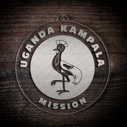 Uganda Kampala Mission Christmas Ornament - Latter-Day Saint LDS Missionary Gift - Book of Mormon