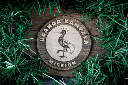 Uganda Kampala Mission Christmas Ornament - Latter-Day Saint LDS Missionary Gift - Book of Mormon