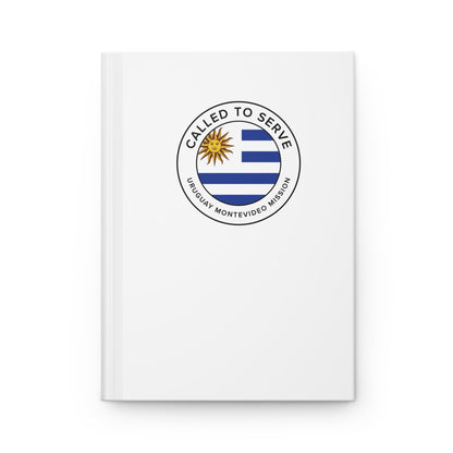 Uruguay Montevideo Mission Circle Flag Called to Serve White Hardcover Journal Matte - Latter-Day Saint LDS Missionary Gift - Book of Mormon