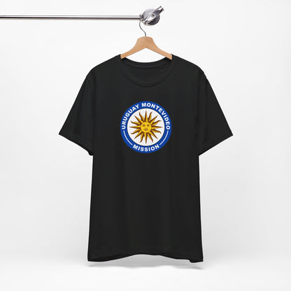 Uruguay Montevideo Mission Circular Flag T-shirt - Latter-Day Saint LDS Missionary Gift - Book of Mormon