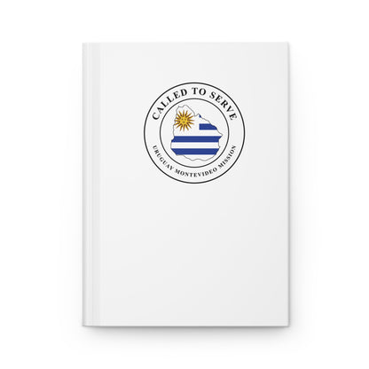 Uruguay Montevideo Mission Flag Map Called to Serve White Hardcover Journal Matte - Latter-Day Saint LDS Missionary Gift - Book of Mormon