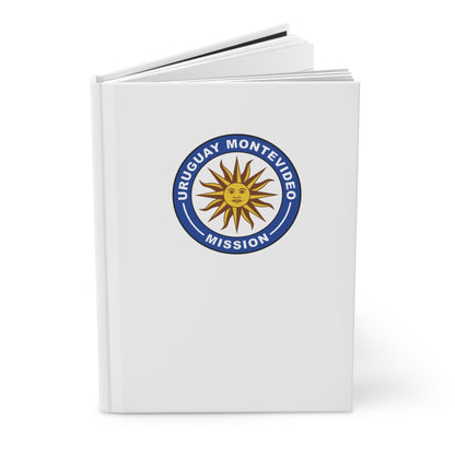 Uruguay Montevideo Mission Logo Design White Hardcover Journal Matte - Latter-Day Saint LDS Missionary Gift - Book of Mormon