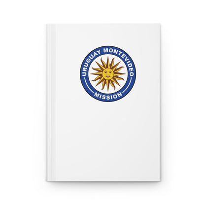 Uruguay Montevideo Mission Logo Design White Hardcover Journal Matte - Latter-Day Saint LDS Missionary Gift - Book of Mormon