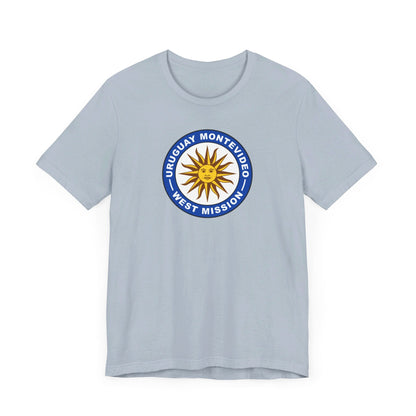 Uruguay Montevideo West Mission Circular Flag T-shirt - Mission Wishlist - LDS Missionary Gift Store