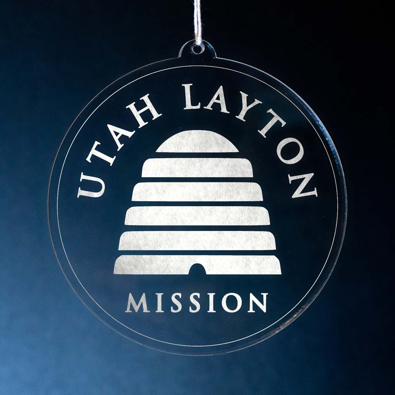 Utah Layton Mission Christmas Ornament - Latter-Day Saint LDS Missionary Gift - Book of Mormon