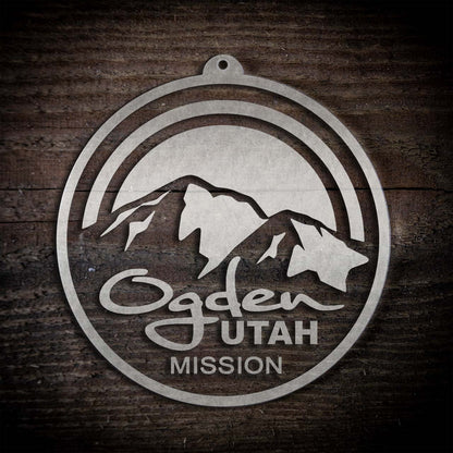 Utah Ogden Mission Christmas Ornament - Latter-Day Saint LDS Missionary Gift - Book of Mormon