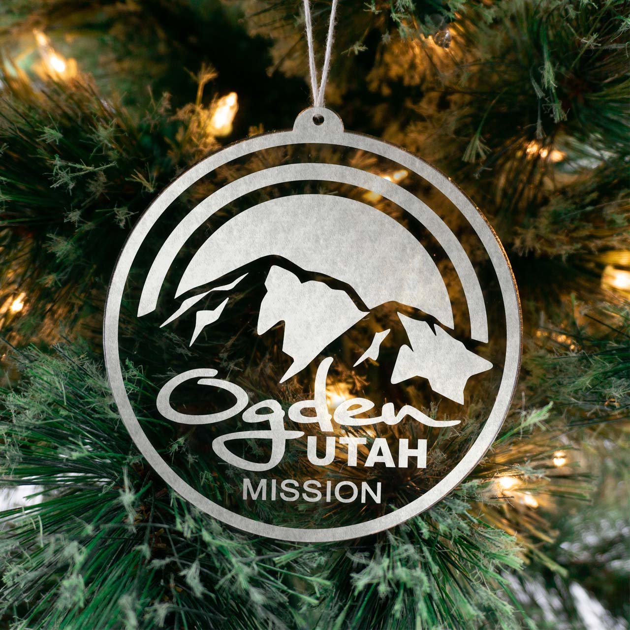 Utah Ogden Mission Christmas Ornament - Latter-Day Saint LDS Missionary Gift - Book of Mormon