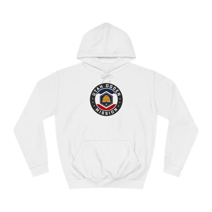 Utah Ogden Mission State Flag Logo (Black Border) College Hoodie