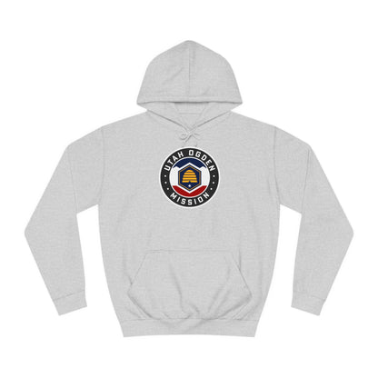 Utah Ogden Mission State Flag Logo (Black Border) College Hoodie