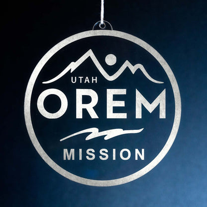 Utah Orem Mission Christmas Ornament - Latter-Day Saint LDS Missionary Gift - Book of Mormon