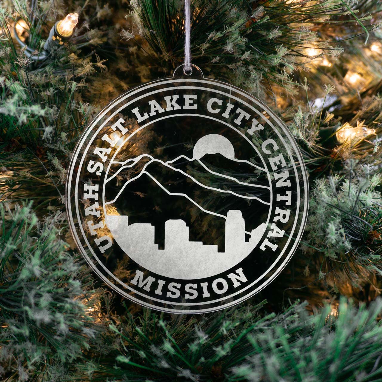 Utah Salt Lake City Central Mission Christmas Ornament - Latter-Day Saint LDS Missionary Gift - Book of Mormon