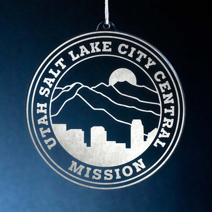 Utah Salt Lake City Central Mission Christmas Ornament - Latter-Day Saint LDS Missionary Gift - Book of Mormon