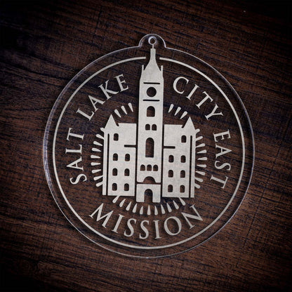 Utah Salt Lake City East Mission Christmas Ornament - Latter-Day Saint LDS Missionary Gift - Book of Mormon