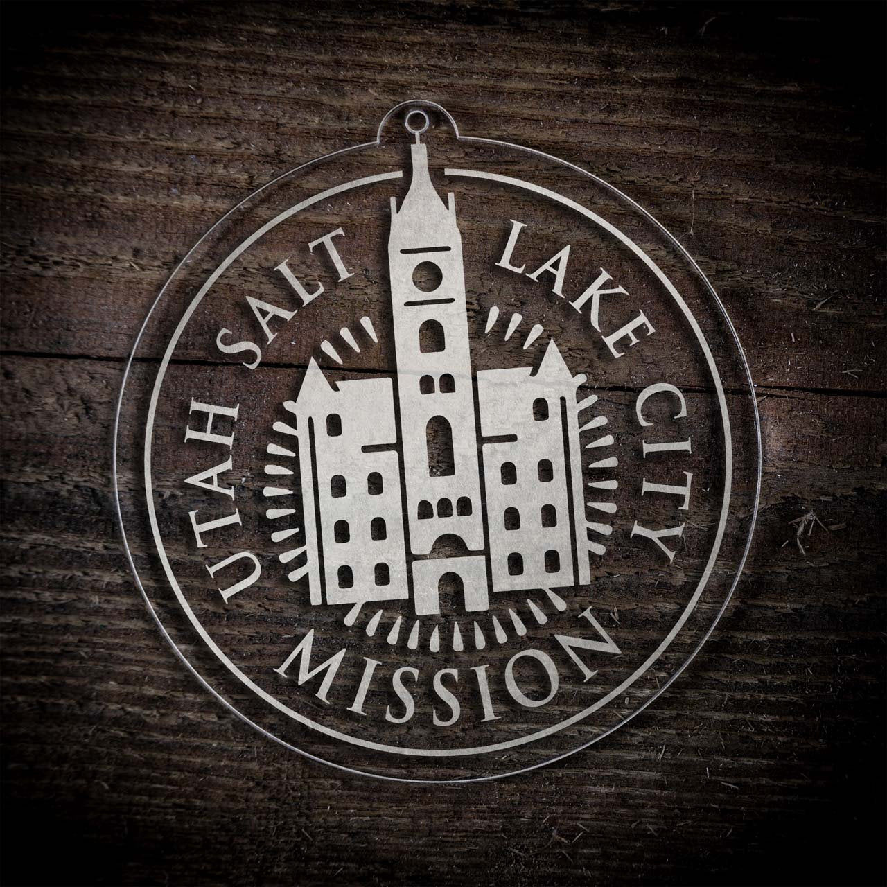 Utah Salt Lake City Mission Christmas Ornament - Latter-Day Saint LDS Missionary Gift - Book of Mormon