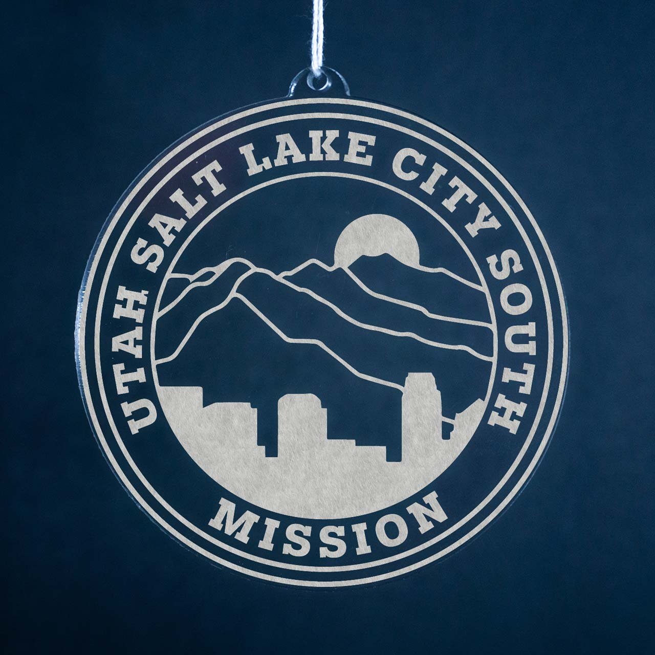 Utah Salt Lake City South Mission Christmas Ornament - Latter-Day Saint LDS Missionary Gift - Book of Mormon