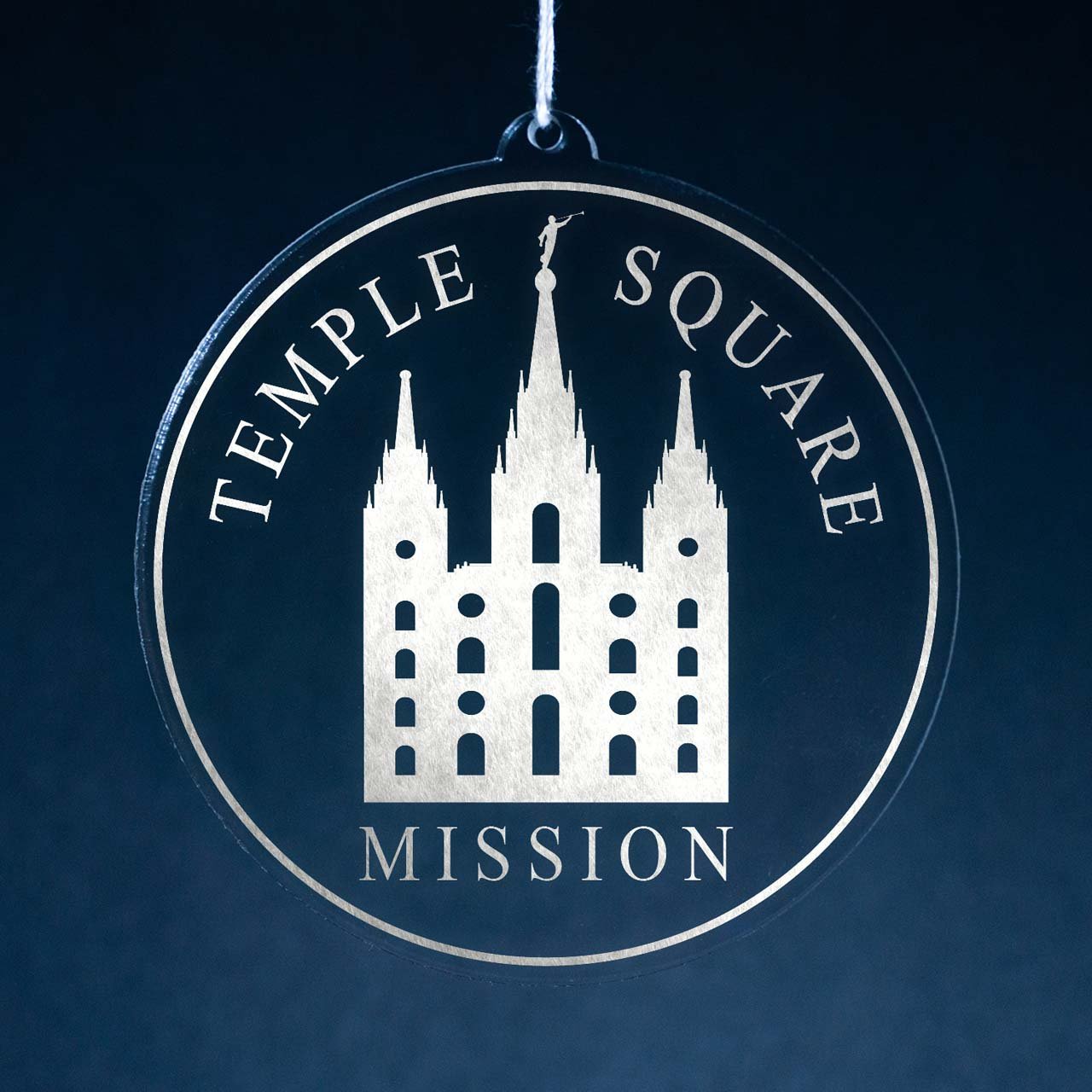 Utah Salt Lake City Temple Square Mission Christmas Ornament - Latter-Day Saint LDS Missionary Gift - Book of Mormon