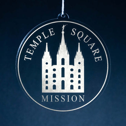 Utah Salt Lake City Temple Square Mission Christmas Ornament - Latter-Day Saint LDS Missionary Gift - Book of Mormon