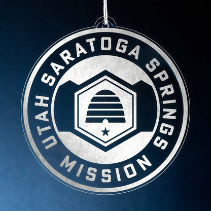 LDS Utah Saratoga Springs Mission Christmas Ornament