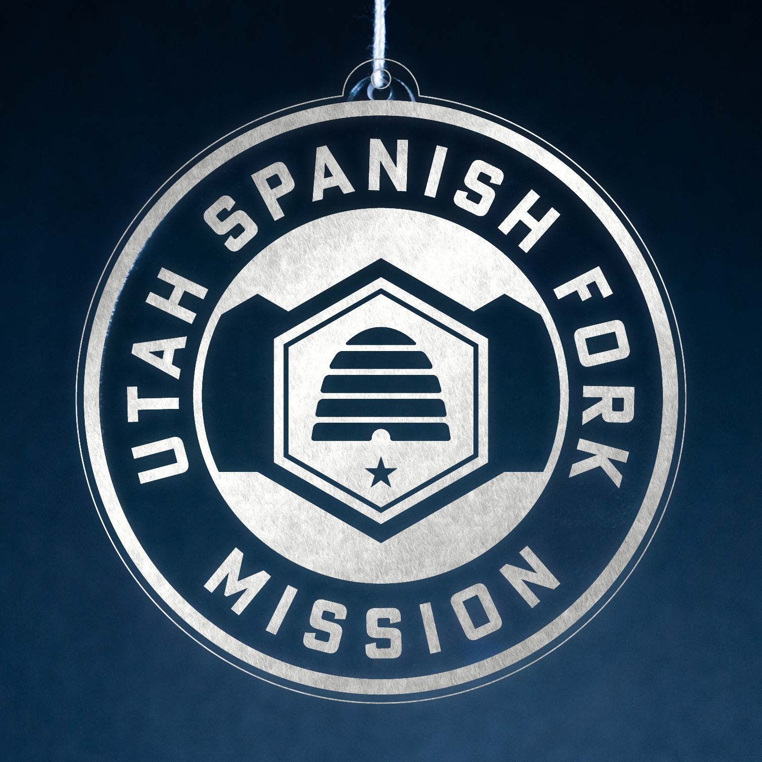 LDS Utah Spanish Fork Mission Christmas Ornament