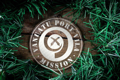 Vanuatu Port Vila Mission Christmas Ornament - Latter-Day Saint LDS Missionary Gift - Book of Mormon