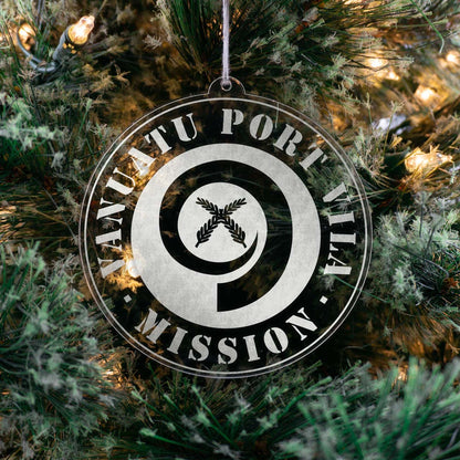 Vanuatu Port Vila Mission Christmas Ornament - Latter-Day Saint LDS Missionary Gift - Book of Mormon